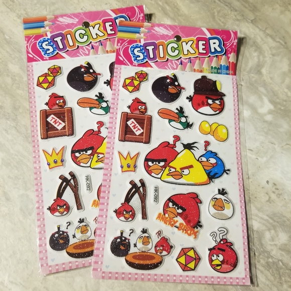Angry Birds Inspired Sticker Lot - Picture 3 of 3
